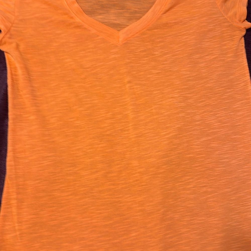 Used, Neon Orange light weight tee